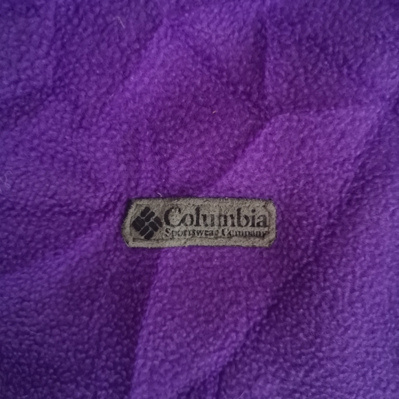 Vintage Columbia Made In USA Fleece Zip Sweater Jacket Size Medium. - Picture 4 of 5